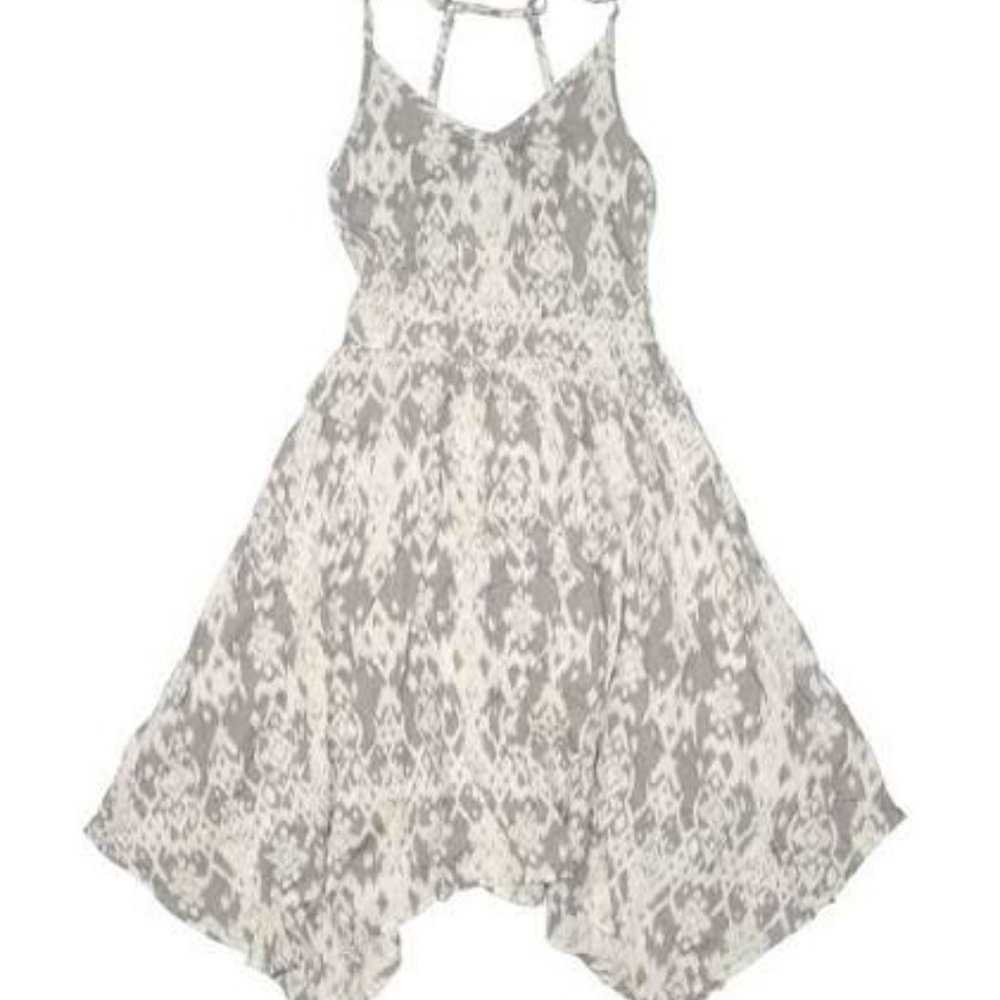 Treasure & Bond - Gray Hankerchief Style Dress